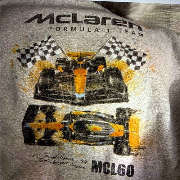 mclaren Tops - McLaren Formula 1 Team Gray Sweatshirt